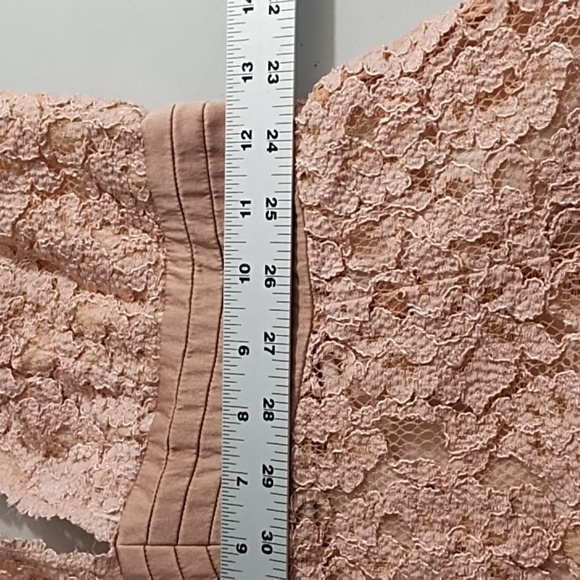 Elegant Pink Lace Halter Dress - Picture 8 of 14